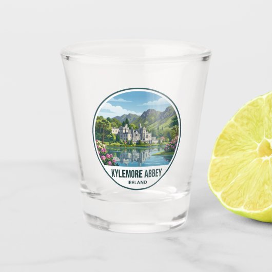 Klooster Kylemore Ierland Shot Glas (Voorkant)