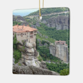 Klooster Meteora 2 Keramisch Ornament (Links)