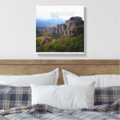 Klooster Olympus Griekenland Aristoteles Canvas Afdruk (Insitu (Slaapkamer))