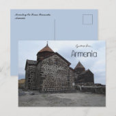 Klooster op het schiereiland Sevan Armenië Briefkaart (Voorkant / Achterkant)