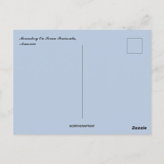 Klooster op het schiereiland Sevan Armenië Briefkaart (Achterkant)