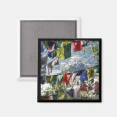 Klooster, Pharping, Kathmandu - Nepal Magneet (Voorkant / Achterkant)