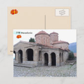 Klooster St. Naum, FYR Macedonië. Briefkaart (Voorkant / Achterkant)