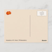 Klooster St. Naum, FYR Macedonië. Briefkaart (Achterkant)