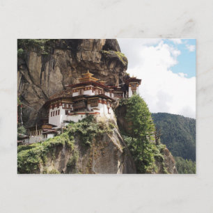 Klooster Taktsang (Tiger Nest) in Bhutan Briefkaart