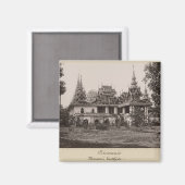 Klooster Teik Kyaung, eiland Ka Toe Magneet (Voorkant / Achterkant)