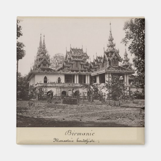 Klooster Teik Kyaung, eiland Ka Toe Magneet (Voorkant)