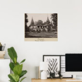 Klooster Teik Kyaung, eiland Ka Toe Poster (Thuiskantoor)