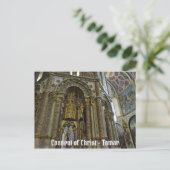 Klooster van Christus in Tomar. Portugal Briefkaart (Staand voorkant)