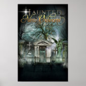 Klooster van de Ghost-begraafplaats in New Orleans Poster (Voorkant)