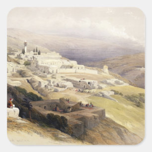 Klooster van de Terra Santa, Nazareth Vierkante Sticker