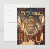 Klooster van El Escorial Spanje Briefkaart (Voorkant / Achterkant)