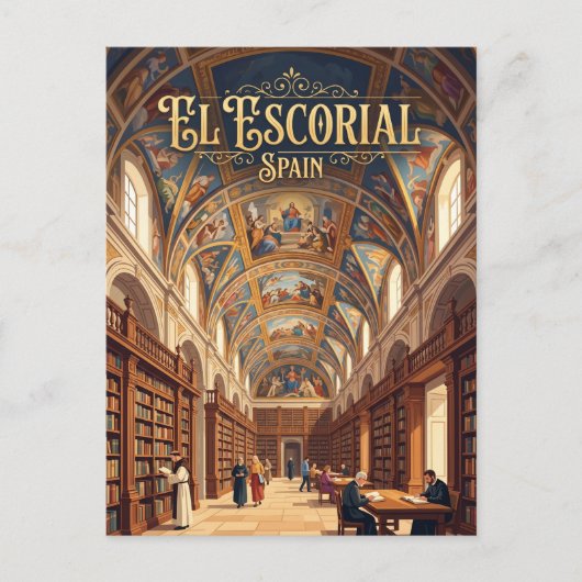 Klooster van El Escorial Spanje Briefkaart (Voorkant)