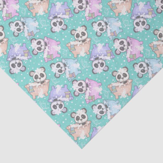 klooster van het beer unisex panda tissuepapier (Detail)