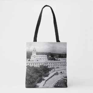Klooster van het eiland Sint-Honorat van de Vintag Tote Bag