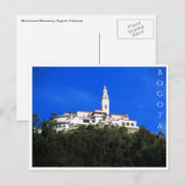 klooster van het klooster bogota briefkaart (Voorkant / Achterkant)