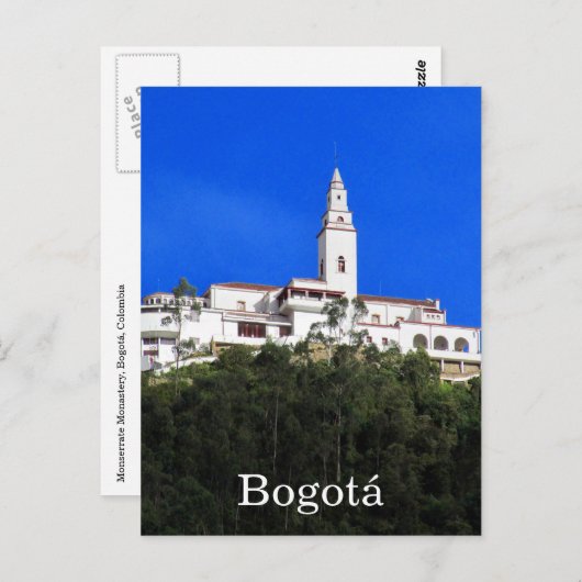 klooster van het klooster briefkaart (Voorkant / Achterkant)