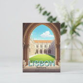 Klooster van Jerónimos in Lissabon Briefkaart (Staand voorkant)