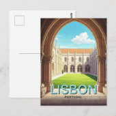 Klooster van Jerónimos in Lissabon Briefkaart (Voorkant / Achterkant)