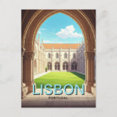 Klooster van Jerónimos in Lissabon Briefkaart (Voorkant)