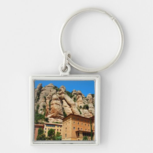 Klooster van Montserrat, Catalonië, Spanje Sleutelhanger (Voorkant)