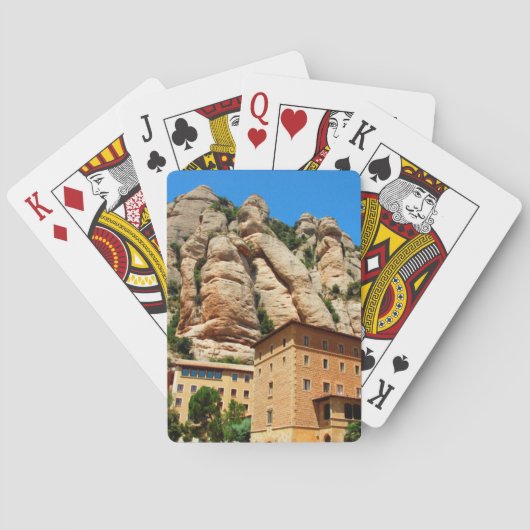 Klooster van Montserrat, Catalonië, Spanje Speelkaarten (Achterkant)