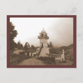 Klooster Venezuela Andes-bergen Briefkaart