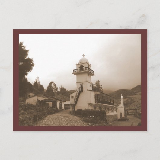 Klooster Venezuela Andes-bergen Briefkaart (Voorkant)