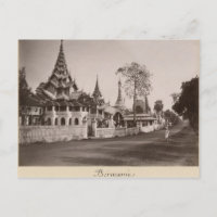 Klooster Wayzayanda en pagode in Moulmein