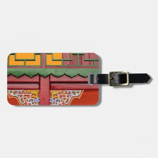 Kloostergebouw Detail Bagagelabel (Voorkant horizontaal)