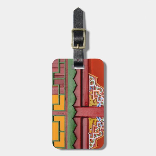 Kloostergebouw Detail Bagagelabel (Voorkant verticaal)