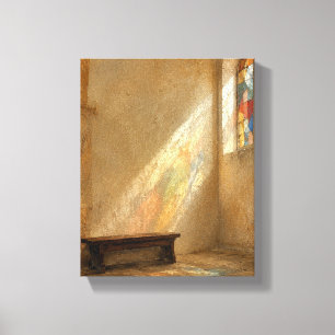 Kloostergebouw Zonnestraal – Textuurrijke Interieu Canvas Afdruk