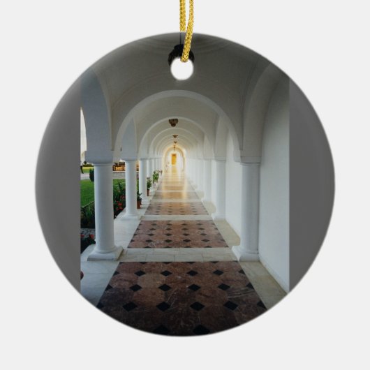 Kloosterlijke rust keramisch ornament (Voorkant)