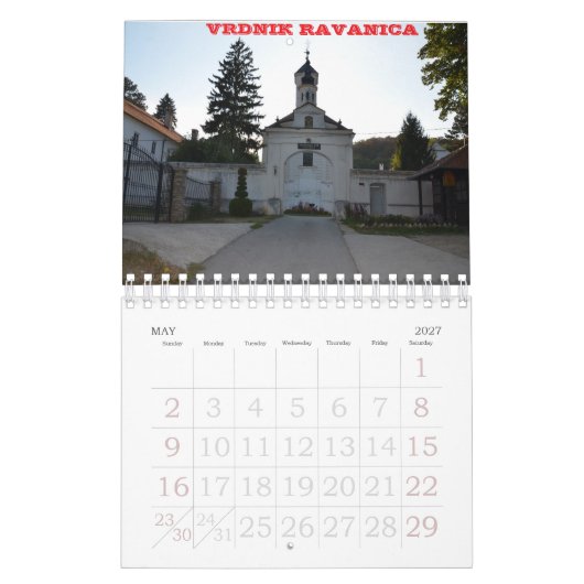 kloosters in Servië Kalender (Mei 2027)