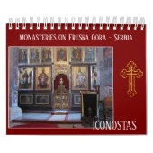 kloosters op Fruska Gora iconostase Servië Kalender (Hoes)