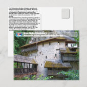 KLOOSTERS VAN SERVIË - Klooster van Crna Reka Riba Briefkaart (Voorkant / Achterkant)