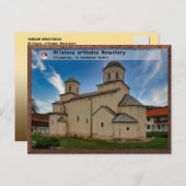 KLOOSTERS VAN SERVIË - Mileševa orthodox klooster Feestdagenkaart (Voorkant / Achterkant)