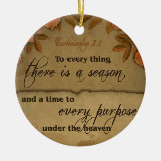 Klootsartikelen 3:1 Kunstgeschenken voor scripts Keramisch Ornament (Voorkant)