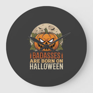 Klootzakken worden geboren op Halloween Pompoen Grote Klok