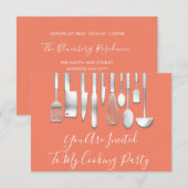 Klop de spanning erin met kookfeest ChefKitchen Kaart (Voorkant / Achterkant)