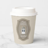 Klop en de deur zal openen - Paper Cup Papieren Bekers (Voorkant)