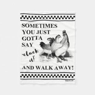 "KLOP HET!" FLEECE DEKEN