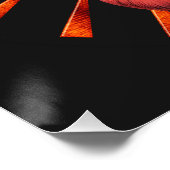 Klop het Glanzende Poster van de kip (Hoek)