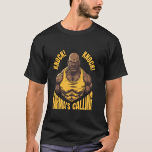 Klop! Karma's Oproep - Spier Man Ontwerp T-shirt