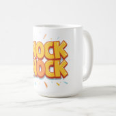 Klop klop  koffiemok (Voorkant rechts)