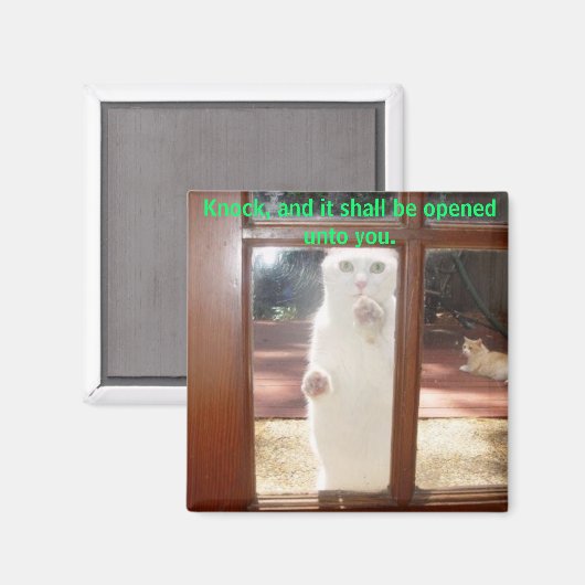Klop, klop. magneet (Voorkant / Achterkant)