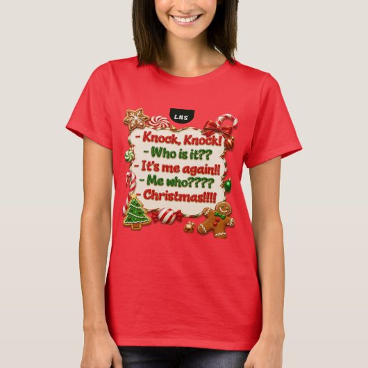 Klop, klop! t-shirt (Voorkant)