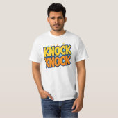 Klop klop  t-shirt (Voorkant volledig)