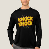 Klop klop Tri-Blend shirt (Voorkant volledig)