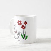 Klop met je staart koffiemok (Voorkant links)